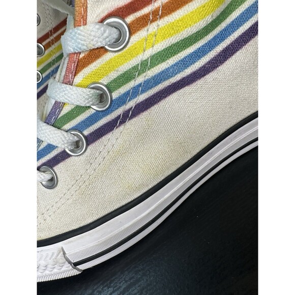 Converse All Star Chuck Taylor High Top Men’s 6 Women’s 8 Rainbow Pride #1075 - Picture 13 of 16